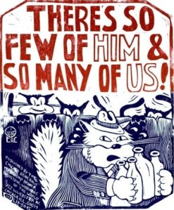 So few of him, so many of us